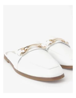 Outlet 🌟 Basque Mira Leather Flat 👟 Shoes In White 🔔 -Flats Sales Store unnamed file 1002