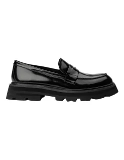 Promo ✔️ Tony Bianco Axell Black Hi Shine Flats 🛒