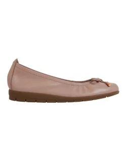 Deals π Active Flex By Easy Steps Barton Flat π Shoes In Nude Leather β€οΈ