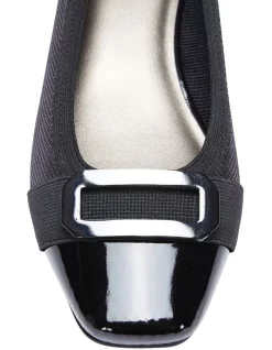 Flash Sale 🧨 Easy Steps Tamsin Black Patent/Print Flat 👟 Shoes 🔥 -Flats Sales Store unnamed file 149