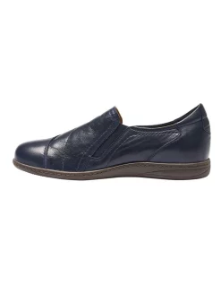 Best Pirce ✔️ Wide Steps Latrobe Flat 👟 Shoes In Navy Glove 💯 -Flats Sales Store unnamed file 1535