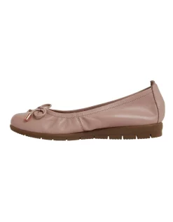 Deals 🛒 Active Flex By Easy Steps Barton Flat 👟 Shoes In Nude Leather ❤️ -Flats Sales Store unnamed file 16