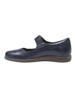 Best deal 😉 Wide Steps Larissa Flat 👟 Shoes In Navy Glove 🥰 -Flats Sales Store unnamed file 166
