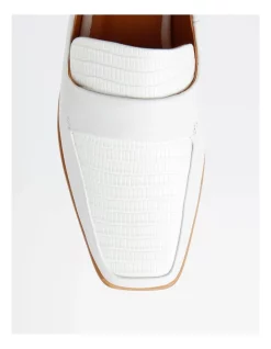 Discount ✨ Zazou Denty White Reptile Flat 👟 Shoes In White ✔️ -Flats Sales Store unnamed file 1723