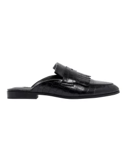 Outlet 🌟 Nine West Kilts Black Flat Mules 💯