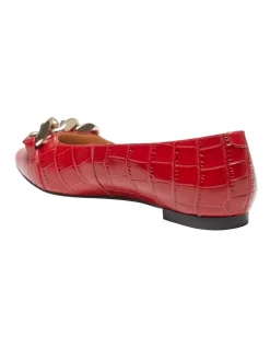 Hot Sale 😉 Sandler Lacey Red Croc Print Flat 👟 Shoes 😍 -Flats Sales Store unnamed file 1857
