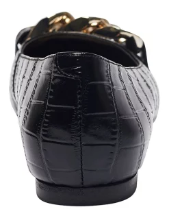 Wholesale 😉 Sandler Lacey Black Croc Print Flat 👟 Shoes 🔔 -Flats Sales Store unnamed file 1877