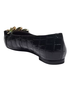 Wholesale 😉 Sandler Lacey Black Croc Print Flat 👟 Shoes 🔔 -Flats Sales Store unnamed file 1878