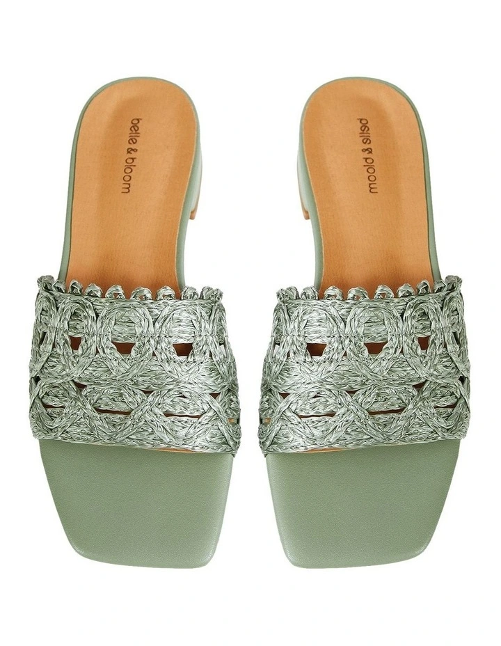 Flash Sale π Belle & Bloom Can't Quit You Raffia Slide In Seafoam β 5 Flash Sale π Belle & Bloom Can't Quit You Raffia Slide In Seafoam β - Image 3