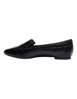 Wholesale ✔️ Sandler Leoni Black Croc Print Flat 👟 Shoes 👍 -Flats Sales Store unnamed file 1889