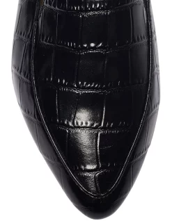 Wholesale ✔️ Sandler Leoni Black Croc Print Flat 👟 Shoes 👍 -Flats Sales Store unnamed file 1893