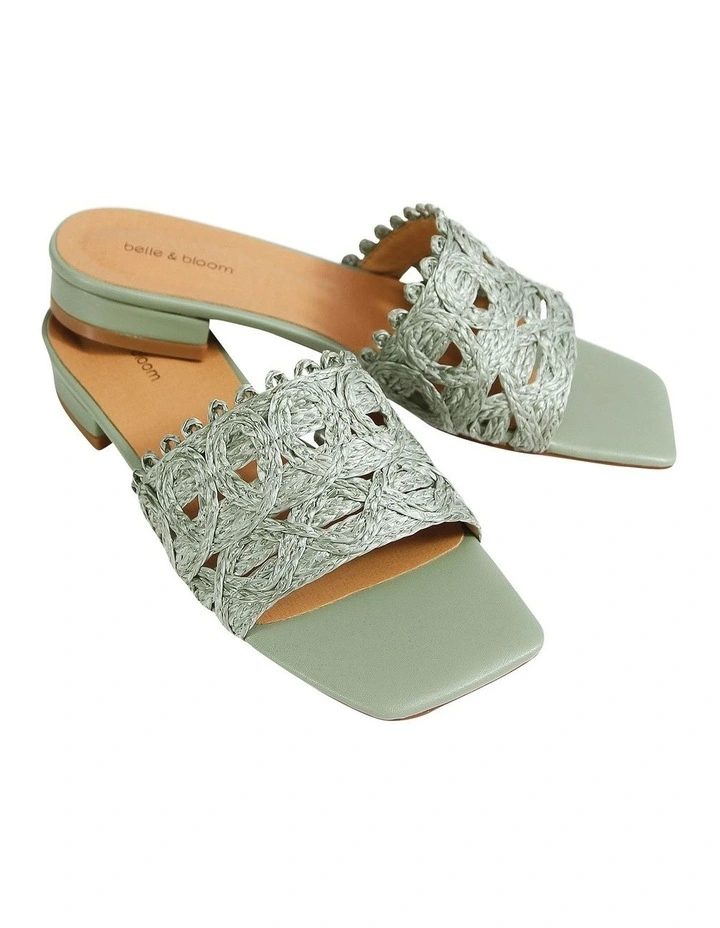 Flash Sale π Belle & Bloom Can't Quit You Raffia Slide In Seafoam β 7 Flash Sale π Belle & Bloom Can't Quit You Raffia Slide In Seafoam β - Image 5