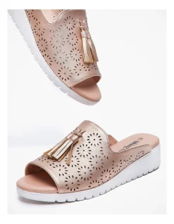 Hot Sale β Taking Shape Lasercut Tassel Detail Slide In Gold π 14 Hot Sale β Taking Shape Lasercut Tassel Detail Slide In Gold π -Flats Sales Store unnamed file 1911