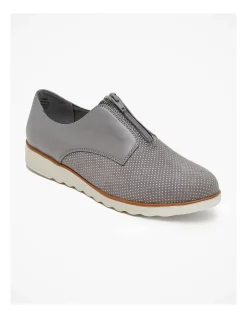 Best deal 🛒 Taking Shape Zip Front Casual 👟 Shoe In Grey 😉