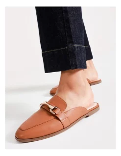 New 🤩 Basque Mira Leather Flat 👟 Shoes In Tan 👍 -Flats Sales Store unnamed file 1961