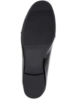 Cheap ✨ Wide Steps Castle Black Crinkle Patent Flat 👟 Shoes 🛒 -Flats Sales Store unnamed file 1984