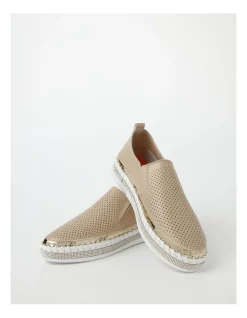 Best Sale 🎁 Regatta Chloe Leather Flat 👟 Shoes In Beige 🎉 -Flats Sales Store unnamed file 2026