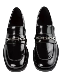 Best deal 💯 Tony Bianco Rebecca Black Hi Shine Flats 💯 -Flats Sales Store unnamed file 2043