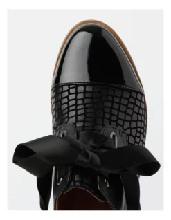 Outlet ✔️ Zazou Avril Black Lace-Up Brogues 🛒 -Flats Sales Store unnamed file 2050