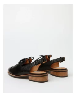 Deals 🤩 Zazou Rumor Leather Flat 👟 Shoes In Black ✔️ -Flats Sales Store unnamed file 2058