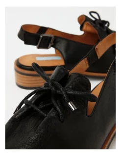 Deals 🤩 Zazou Rumor Leather Flat 👟 Shoes In Black ✔️ -Flats Sales Store unnamed file 2059