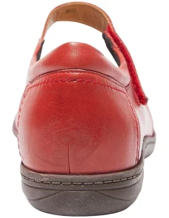 Best Sale ❤️ Wide Steps Larissa Flat 👟 Shoes In Red Glove 🥰 -Flats Sales Store unnamed file 214