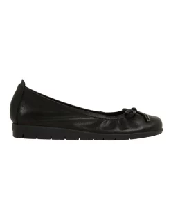 Best reviews of π€© Active Flex By Easy Steps Barton Flat π Shoes In Black Leather π