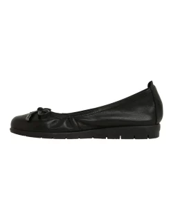 Best reviews of 🤩 Active Flex By Easy Steps Barton Flat 👟 Shoes In Black Leather 😉 -Flats Sales Store unnamed file 261