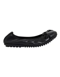 Deals 😀 Sandler Prima Black Glove Flat 👟 Shoes 🧨