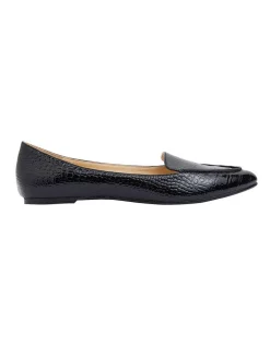 Buy 🤩 Ravella Reno Black Croc Patent 🧨