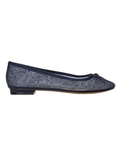Flash Sale 🧨 Alan Pinkus A.P.Too Twinkle Navy Silk Pump 😍