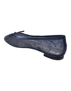 Flash Sale 🧨 Alan Pinkus A.P.Too Twinkle Navy Silk Pump 😍 -Flats Sales Store unnamed file 351