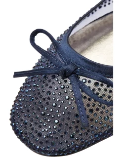 Flash Sale 🧨 Alan Pinkus A.P.Too Twinkle Navy Silk Pump 😍 -Flats Sales Store unnamed file 352