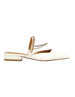 Best deal π Belle & Bloom On The Go Leather Flat In Cream β