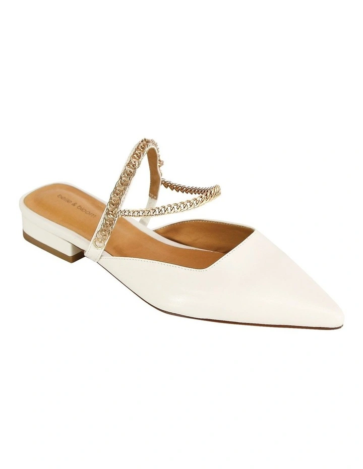 Best deal π Belle & Bloom On The Go Leather Flat In Cream β 4 Best deal π Belle & Bloom On The Go Leather Flat In Cream β - Image 2
