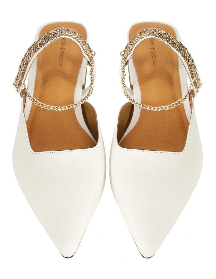 Best deal π Belle & Bloom On The Go Leather Flat In Cream β 5 Best deal π Belle & Bloom On The Go Leather Flat In Cream β - Image 3