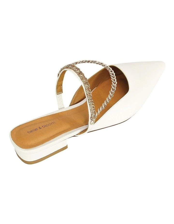 Best deal π Belle & Bloom On The Go Leather Flat In Cream β 6 Best deal π Belle & Bloom On The Go Leather Flat In Cream β - Image 4