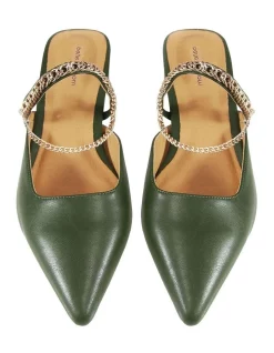 Best deal ⭐ Belle & Bloom On The Go Leather Flat In Khaki 🔔 -Flats Sales Store unnamed file 414