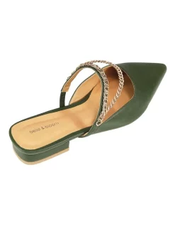 Best deal ⭐ Belle & Bloom On The Go Leather Flat In Khaki 🔔 -Flats Sales Store unnamed file 415