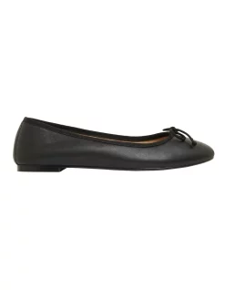 Outlet π Jane Debster Fonteyn Black Glove Flat π Shoes π