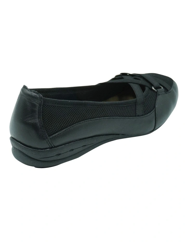New π Planet π Shoes Fergie Black Leather Ballet Flats π 6 New π Planet π Shoes Fergie Black Leather Ballet Flats π - Image 4