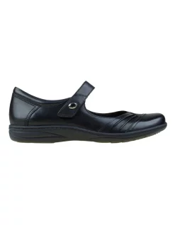 Best reviews of π Planet π Shoes Jamie Black Leather Strapped Flats π