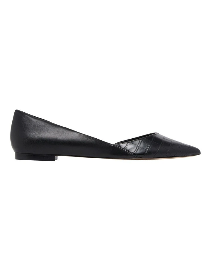Best Sale π Nine West Aery Crocodile Flat π Shoe In Black β 3 Best Sale π Nine West Aery Crocodile Flat π Shoe In Black β