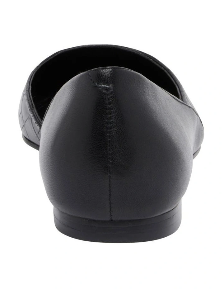 Best Sale π Nine West Aery Crocodile Flat π Shoe In Black β 6 Best Sale π Nine West Aery Crocodile Flat π Shoe In Black β - Image 4