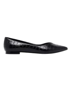 Buy 😉 Nine West Adley Black Flats 🧨