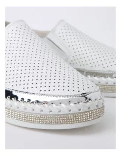 New 🌟 Regatta Chloe Leather 👟 Shoe In White 👏 -Flats Sales Store unnamed file 804