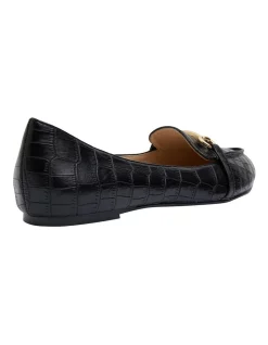 Cheapest 🌟 Ravella Radical Flat 👟 Shoes In Black Croc Smooth 🥰 -Flats Sales Store unnamed file 838