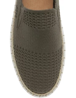 Budget 🎁 Verali Queen Khaki Slip On 👟 Sneaker 🔥 -Flats Sales Store unnamed file 919