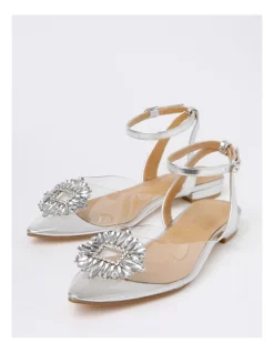 Best Pirce ❤️ Collection Annie Flat 👟 Shoes In Silver 🤩 -Flats Sales Store unnamed file 922