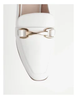 Outlet 🌟 Basque Mira Leather Flat 👟 Shoes In White 🔔 -Flats Sales Store unnamed file 999